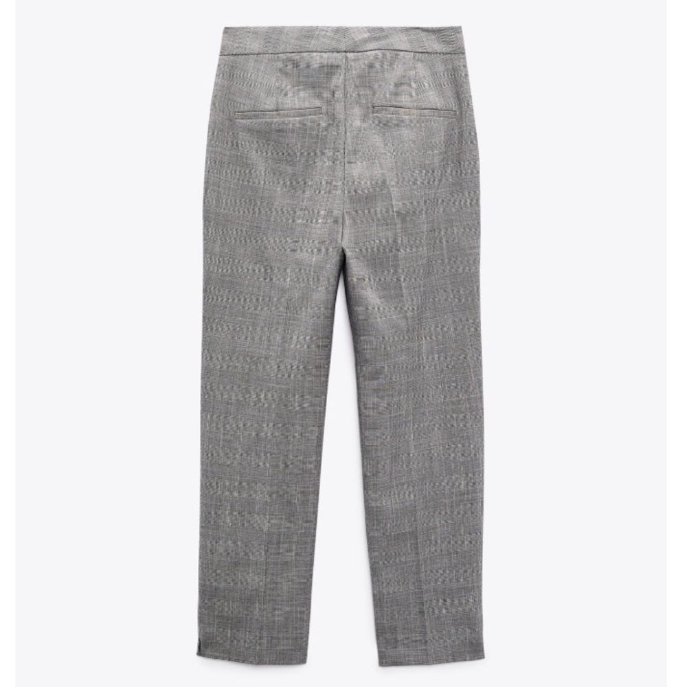 NEW! Zara SUIT SET Plaid Blazer with Cigarette Pants - Picture 7 of 16